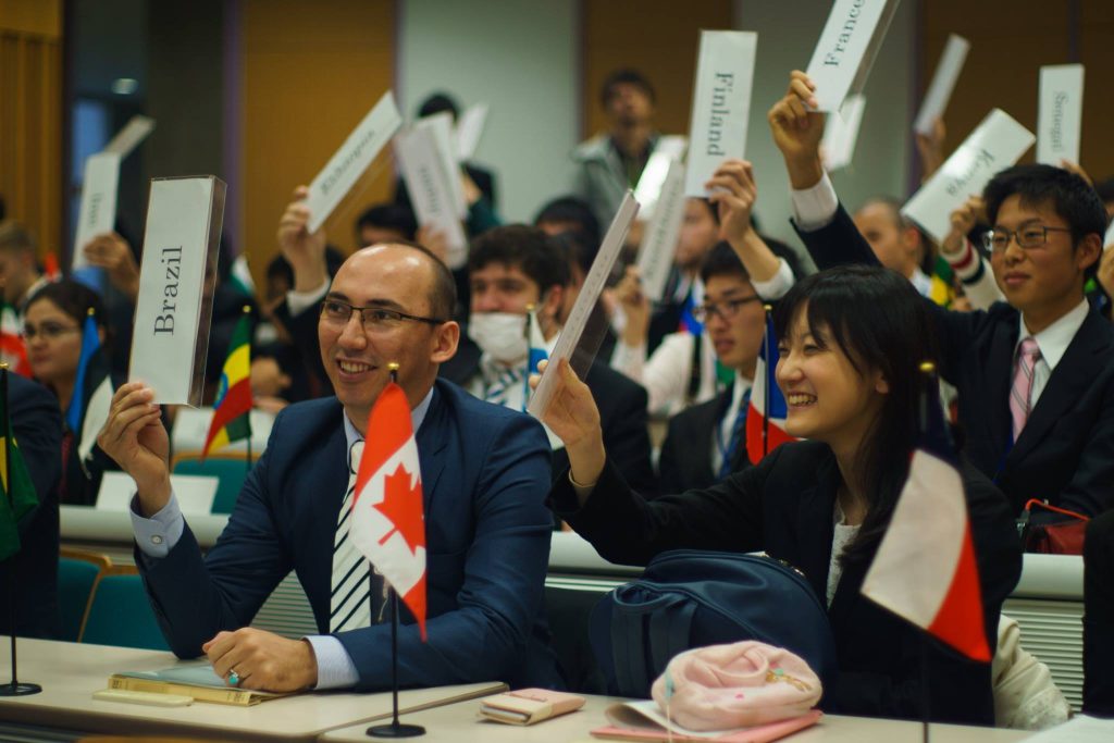 Bachelor's of Global Issues' students during a Model United Nations conference